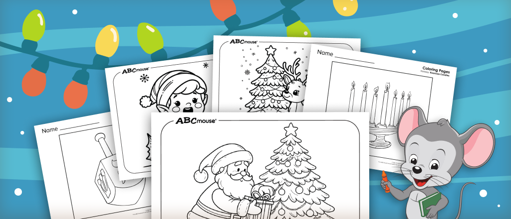 Holiday coloring pages for kids free printables