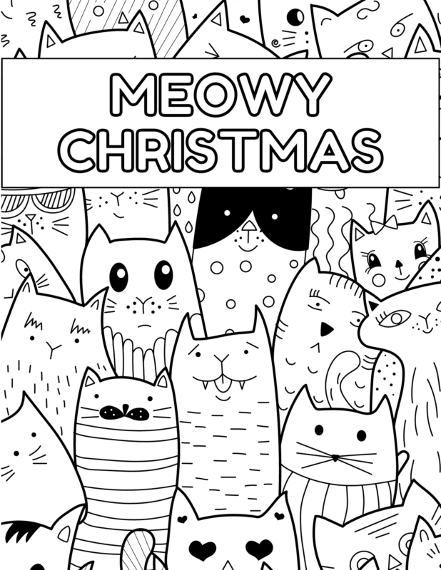 Free christmas coloring pages printable pdf