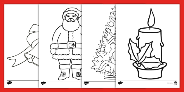 Christmas loring sheets printable resource usa