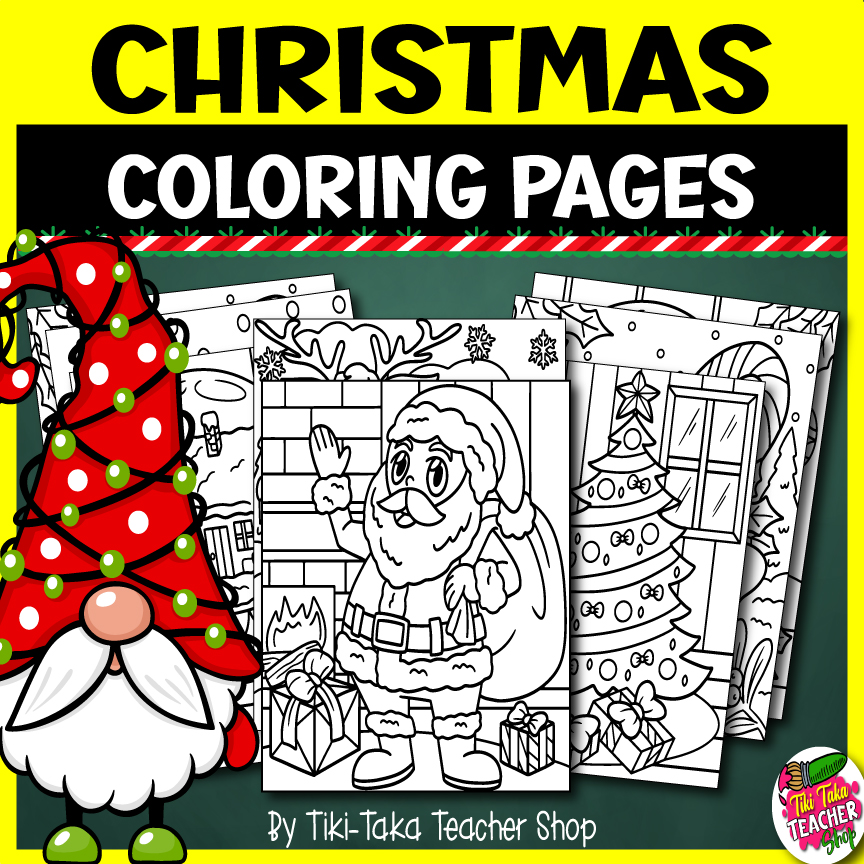 Christmas coloring pages