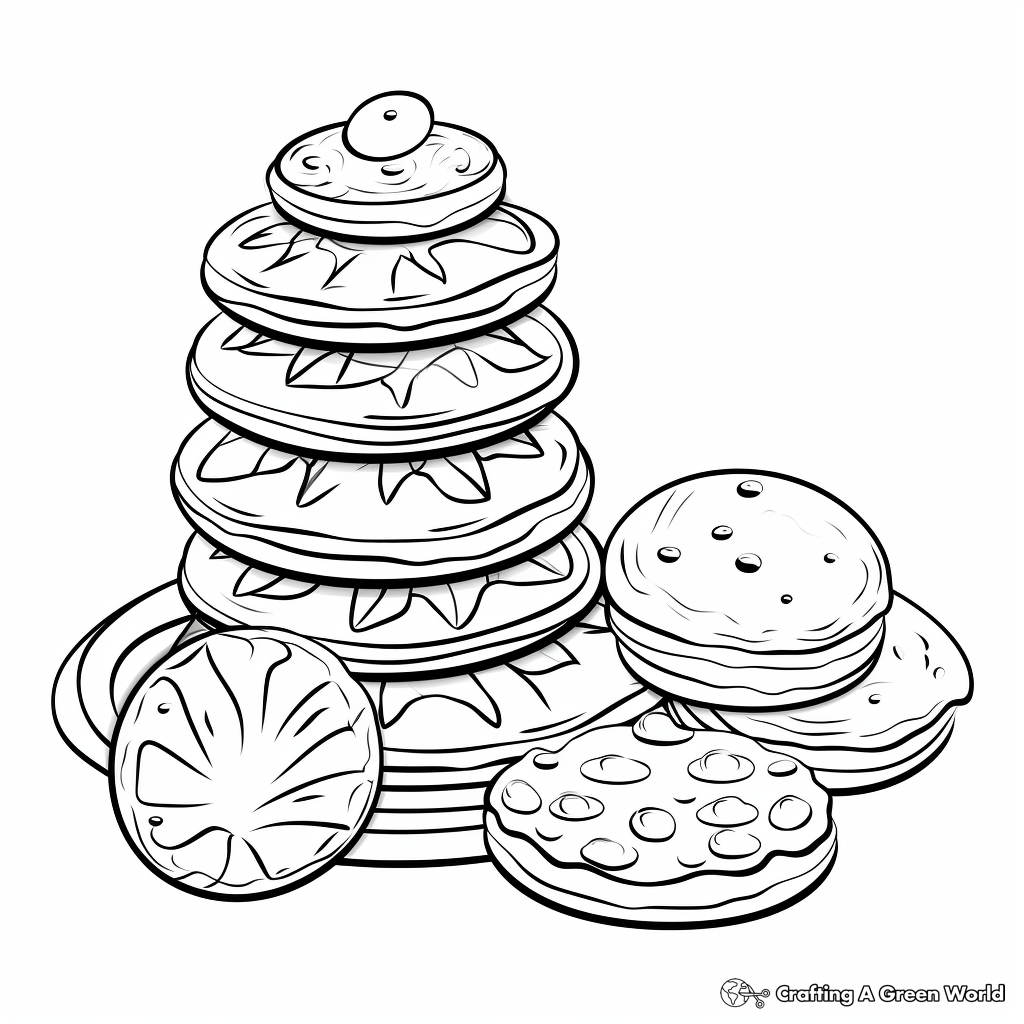 Cookie coloring pages