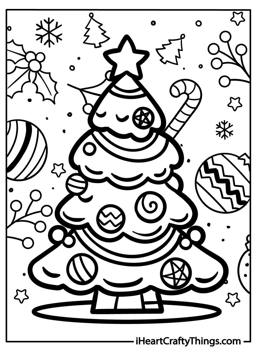 Christmas coloring pages free printables