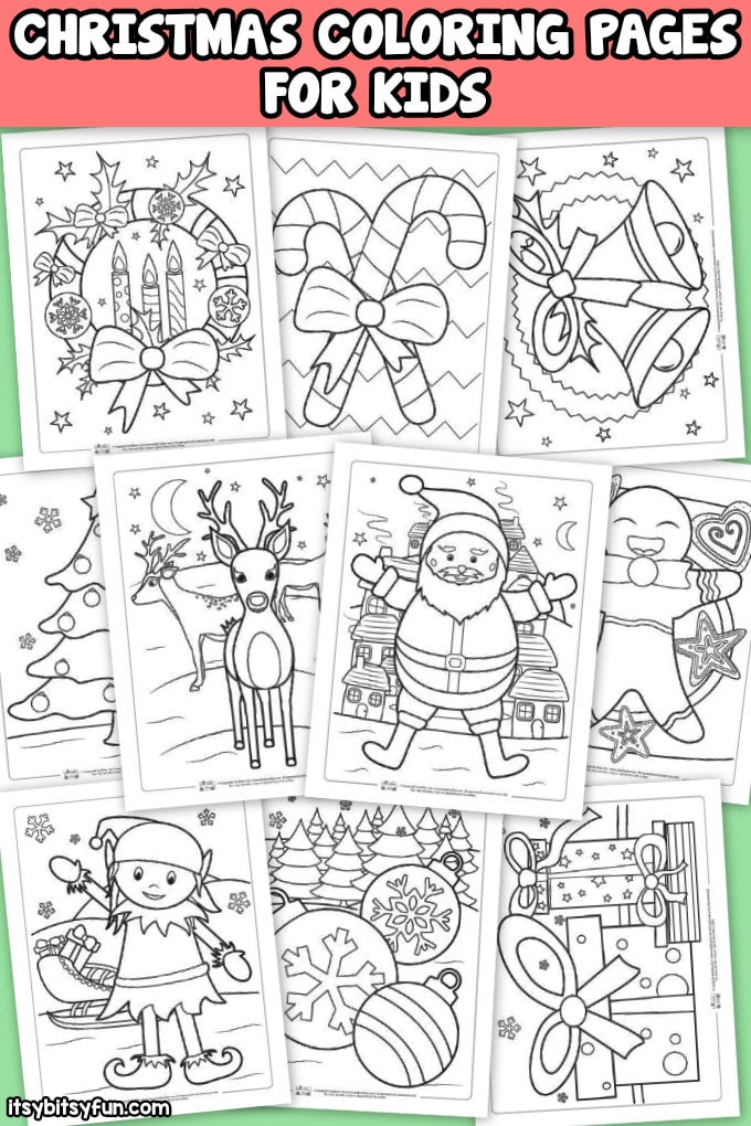 Free christmas coloring pages