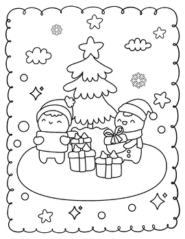 Printable christmas coloring pages gingerbread man by chonnieartwork