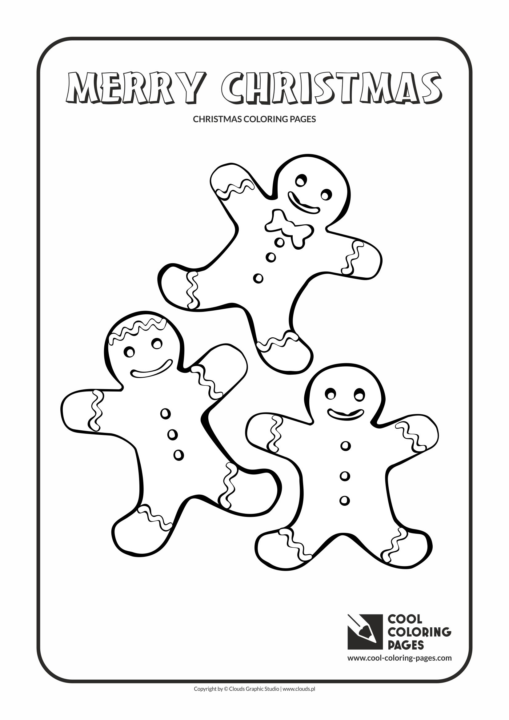 Cool coloring pages gingerbread men coloring page