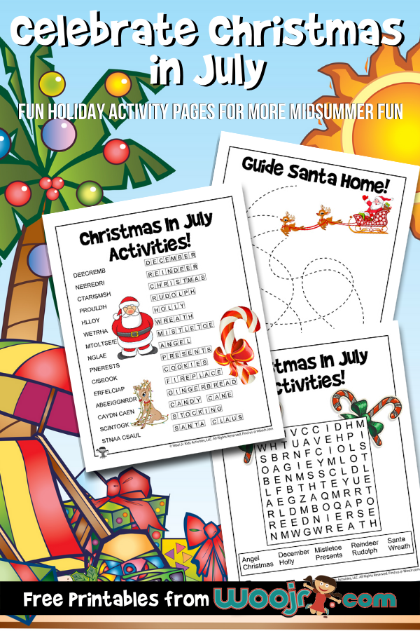 Celebrate christmas in july woo jr kids activities childrens publishing