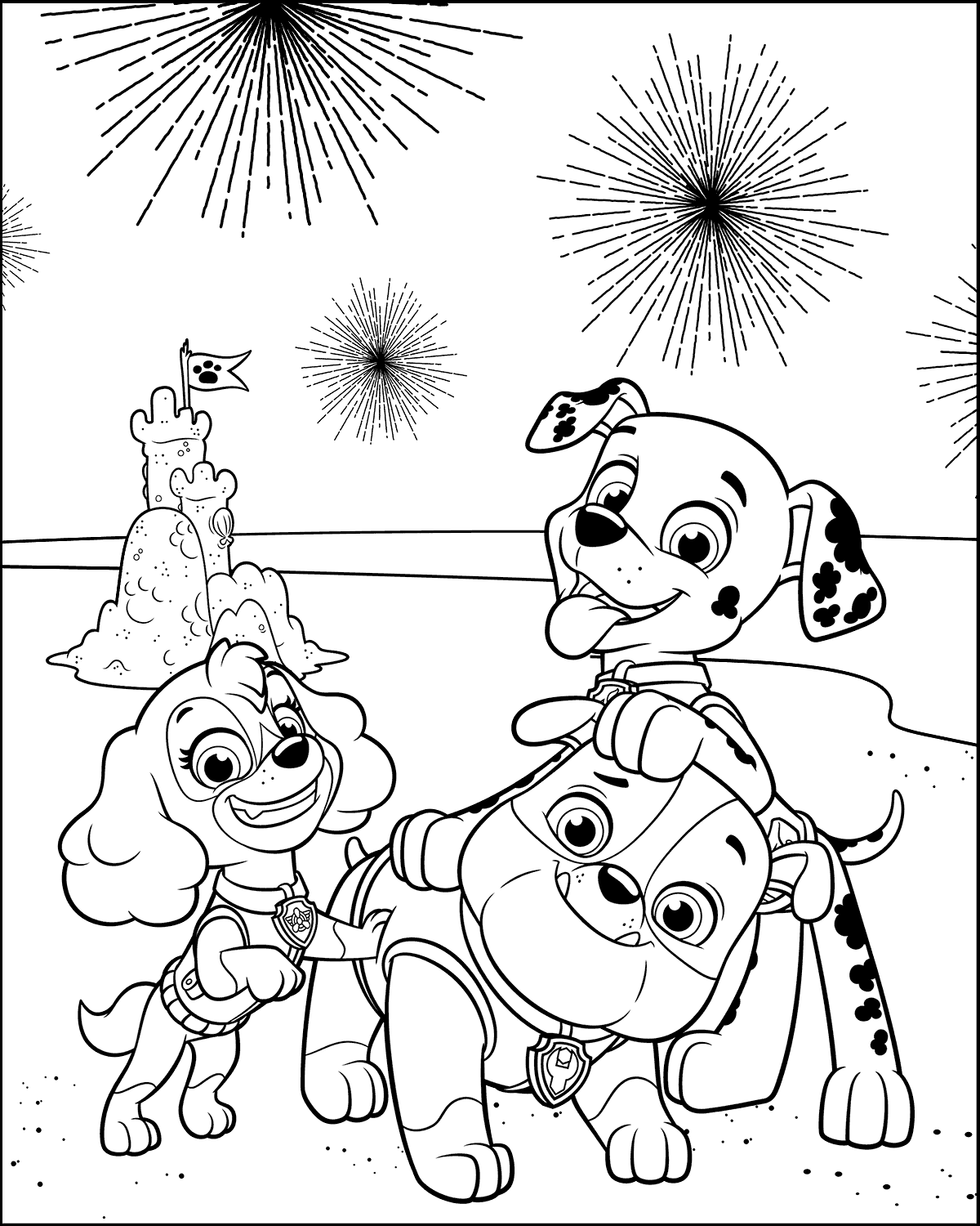 July coloring pages