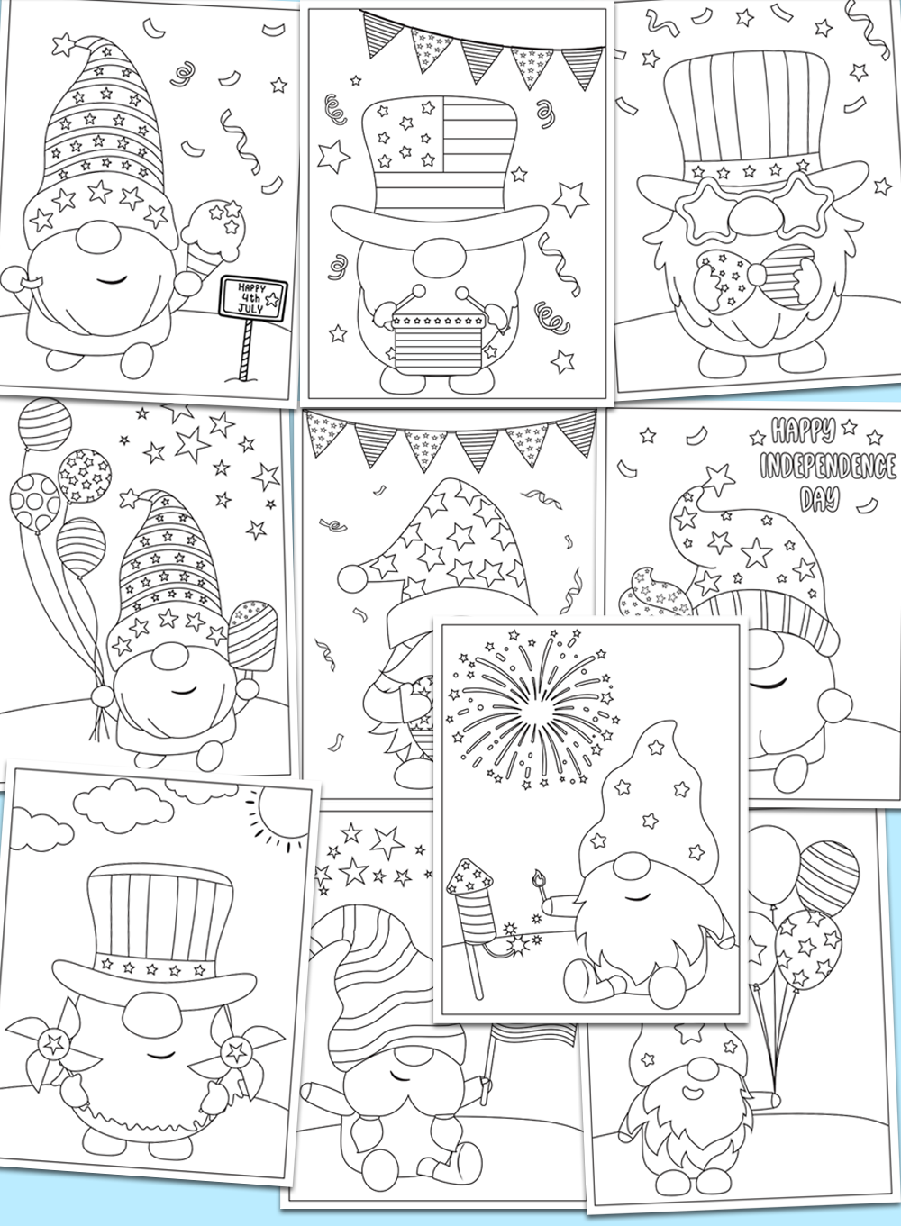 Th of july coloring pages fun family crafts