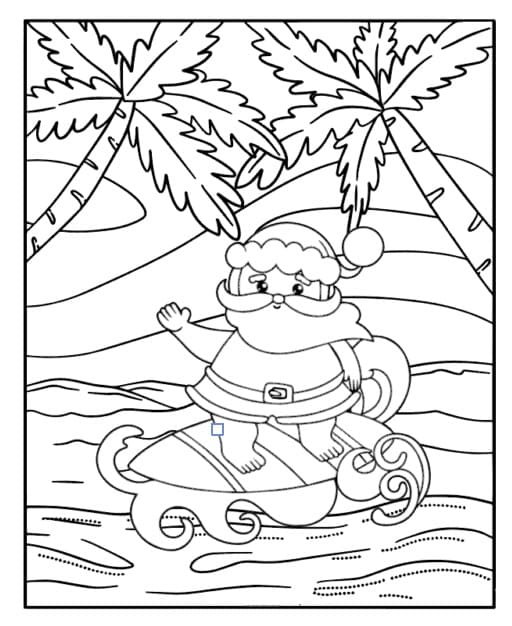 Christmas in july coloring pages printable for free download