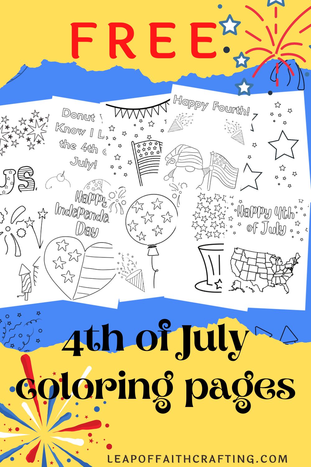 Fourth of july coloring pages free printables