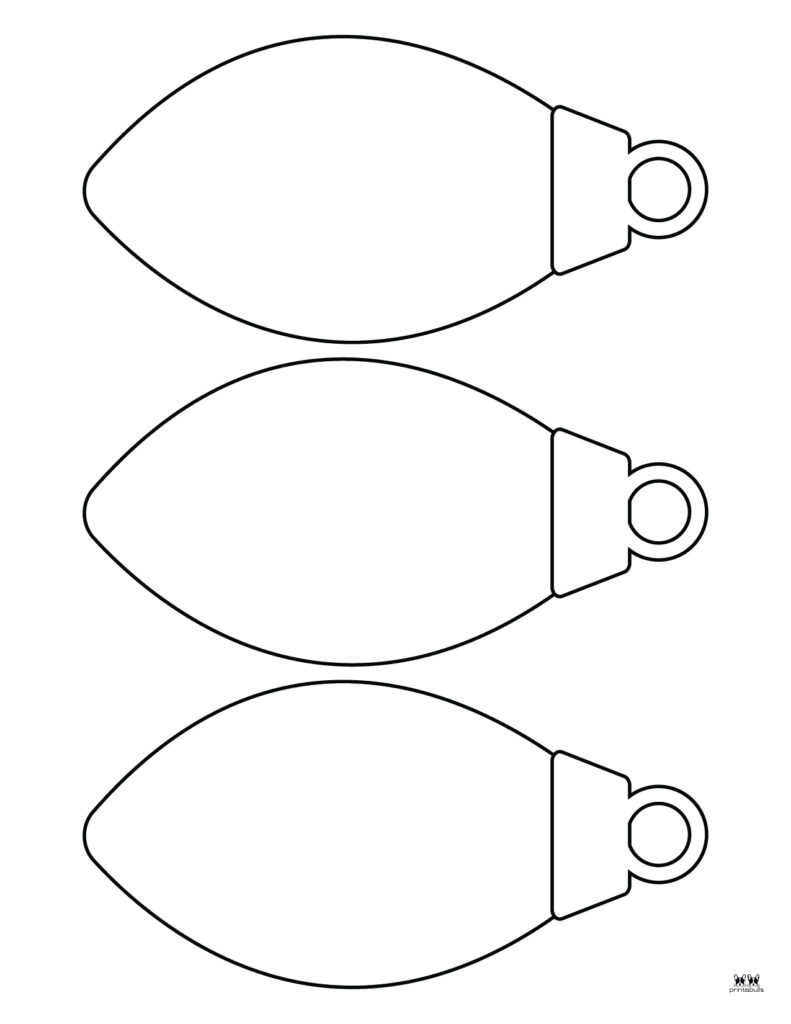 Christmas light templates