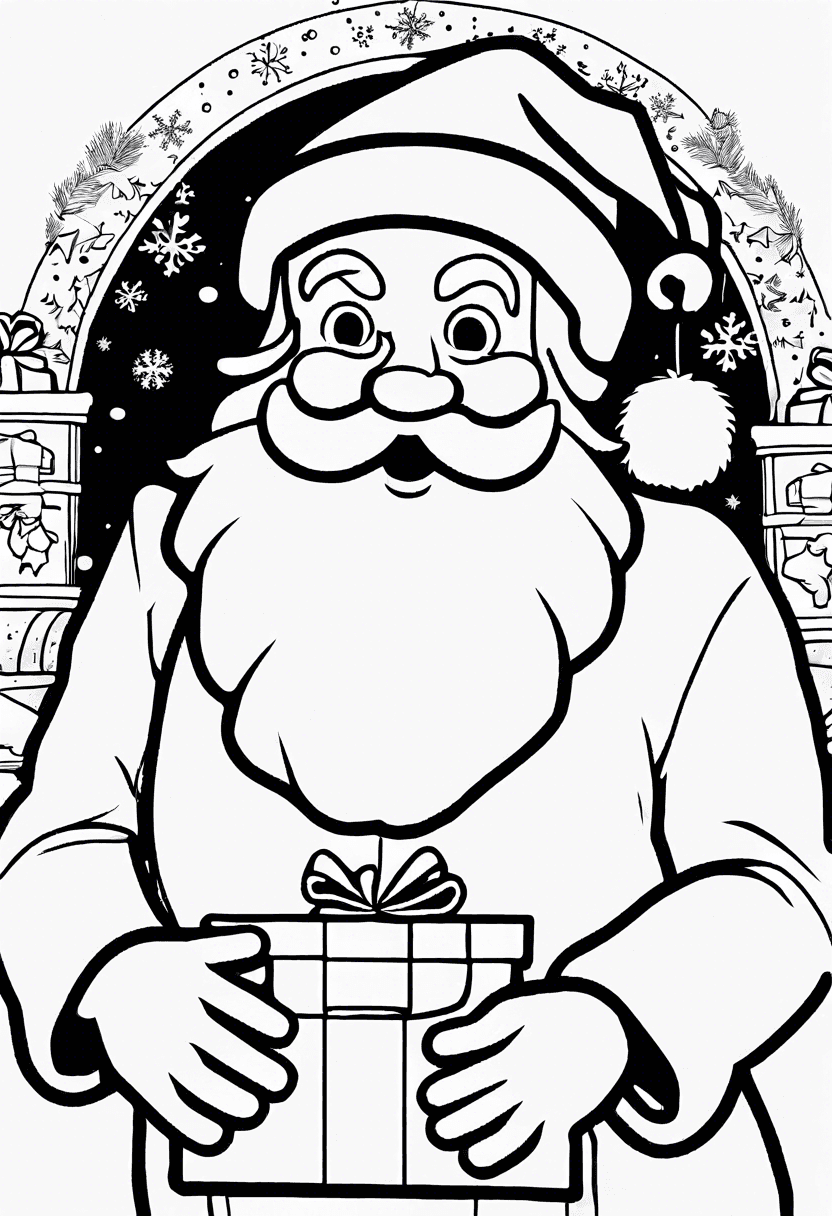 Christmas coloring pages