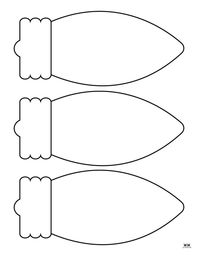 Christmas light templates