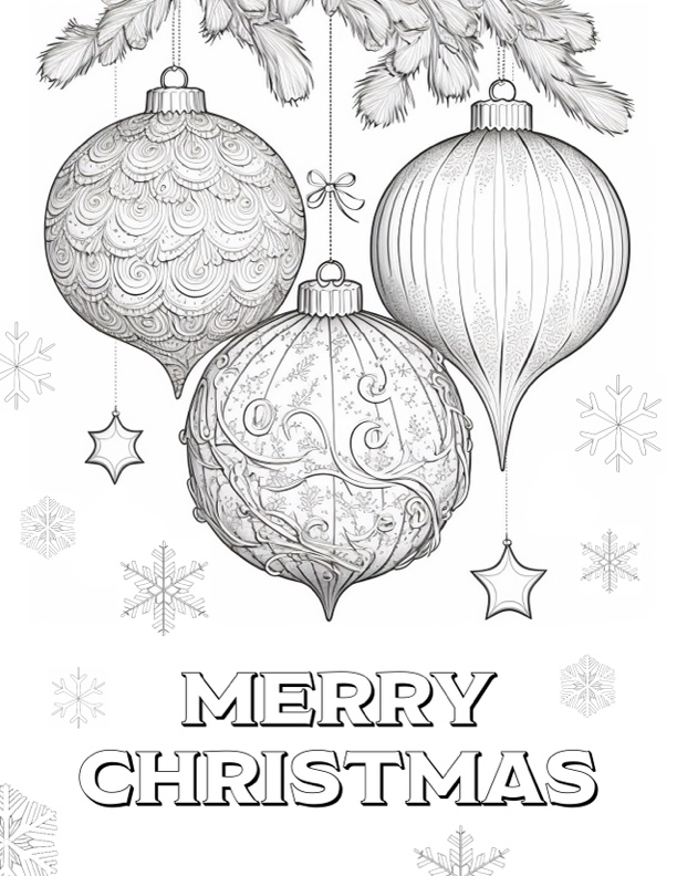 Ornament coloring pages