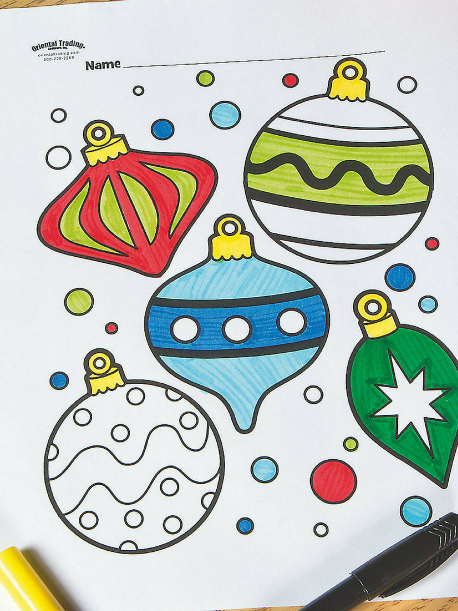 Free christmas coloring pages