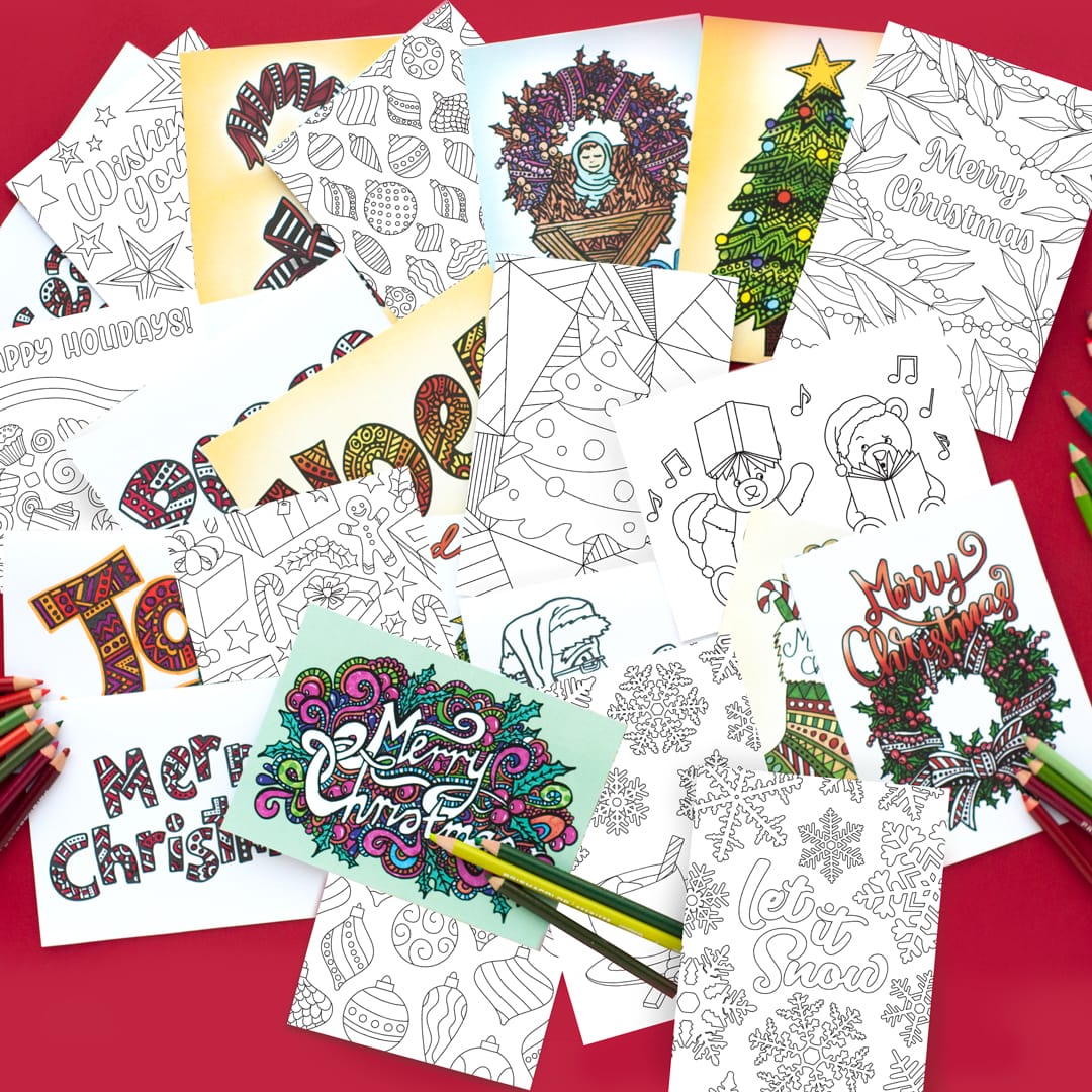 Printable christmas cards