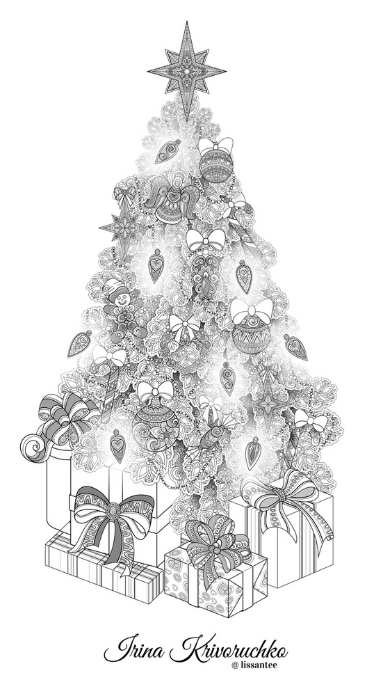 Christmas coloring pages