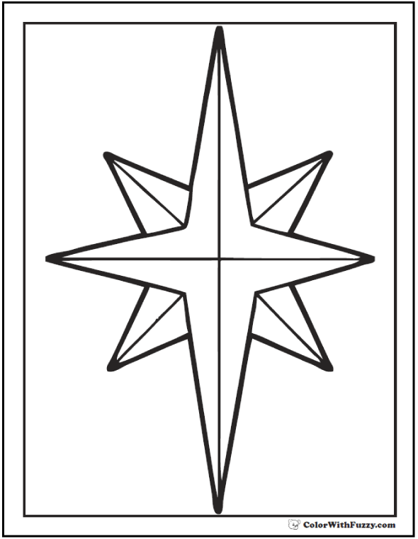 Star coloring pages â customize and print ad