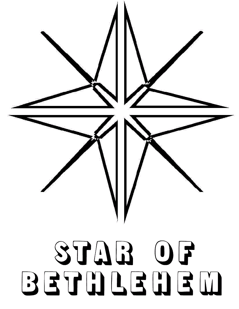 Free printable star coloring pages for kids