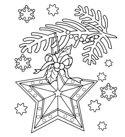 Christmas coloring pages for kids