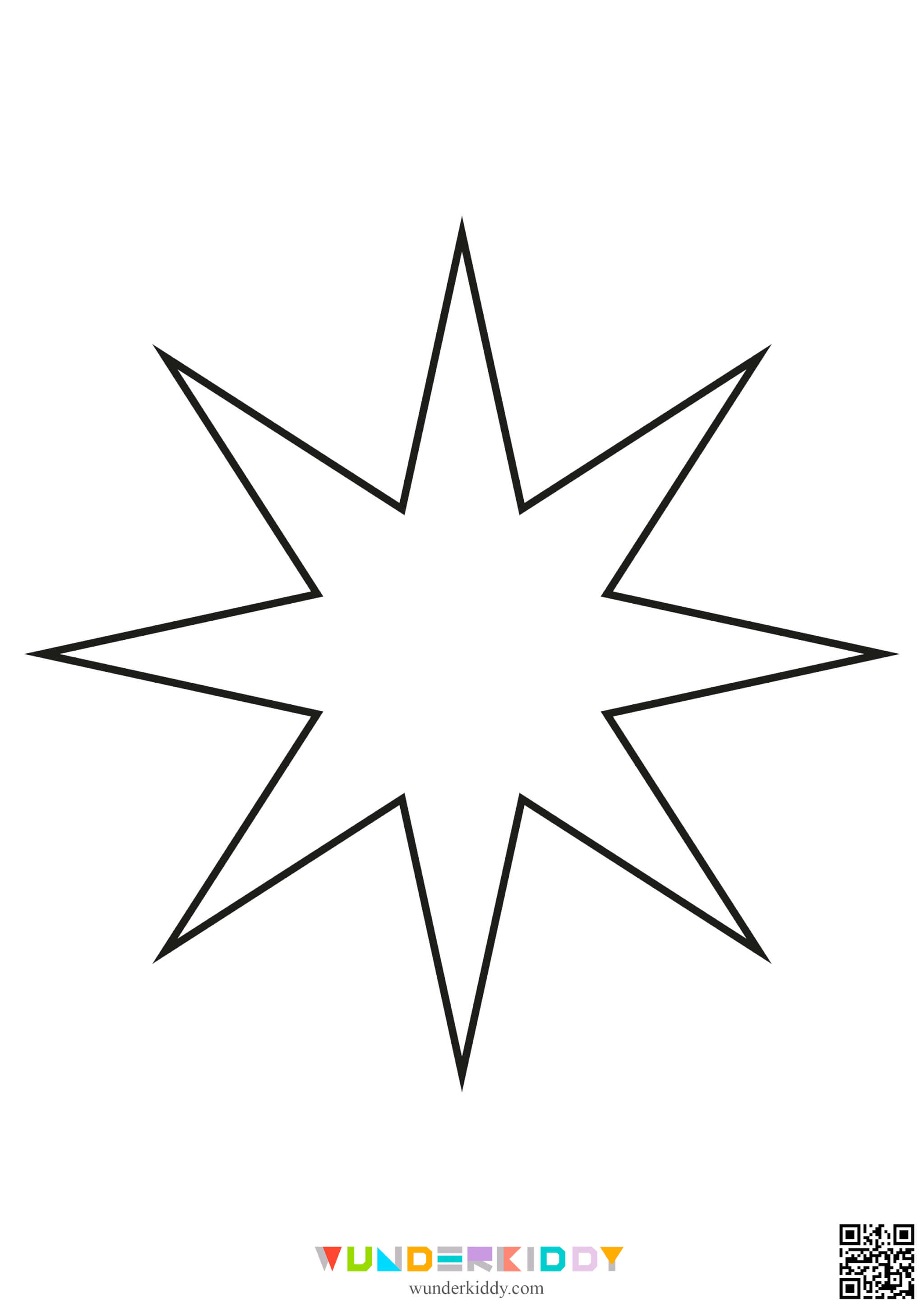 Printable star templates for free in small medium or large sizes