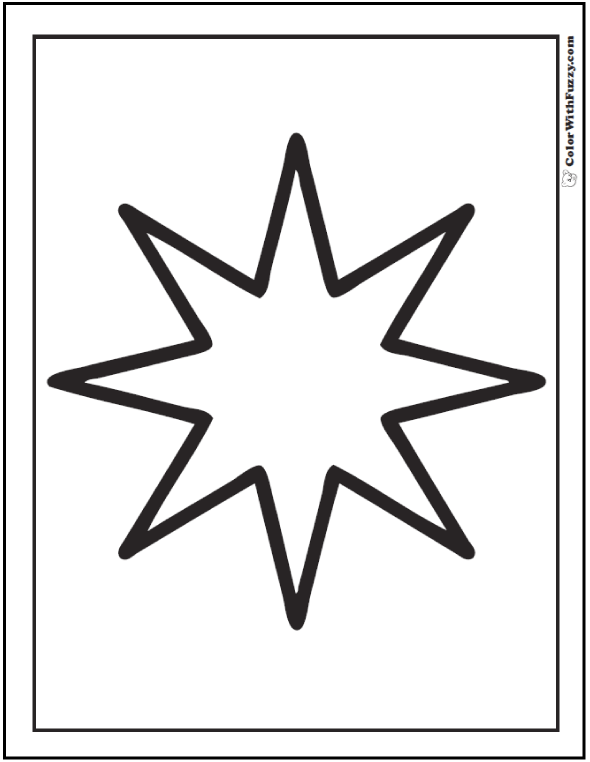 Star coloring pages â customize and print ad