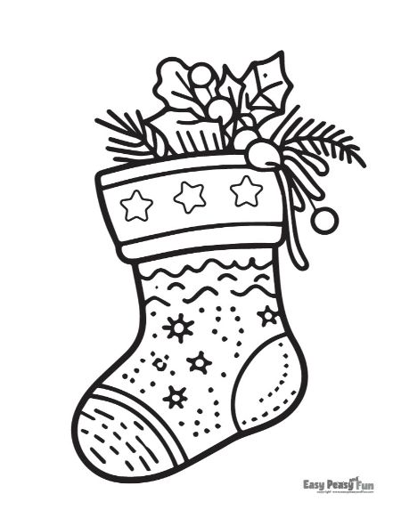 Printable christmas coloring pages