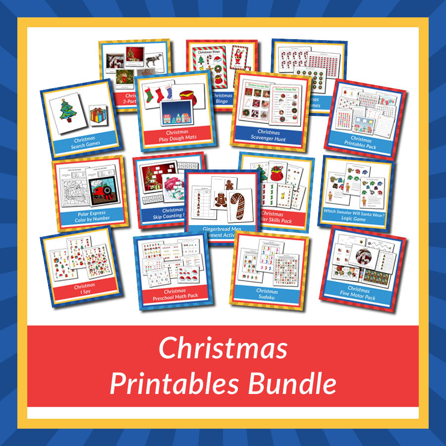Christmas printables bundle