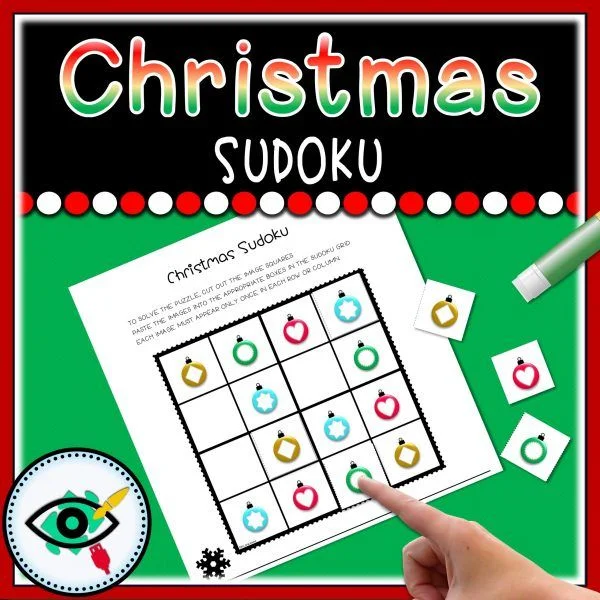 Christmas sudoku game