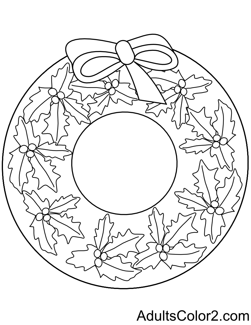 Printable free christmas coloring pages