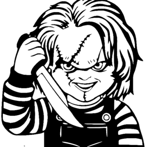 Chucky coloring pages printable for free download