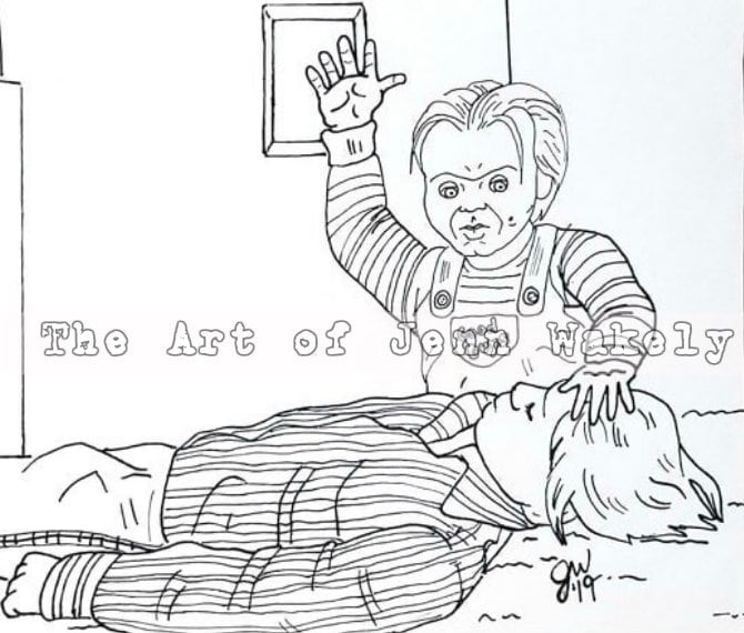 Chucky coloring