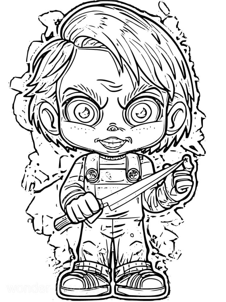 Chucky coloring pages wonder day â coloring pages for children and adults