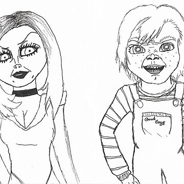 Chucky and tiffany photographic print for sale by prettyroach