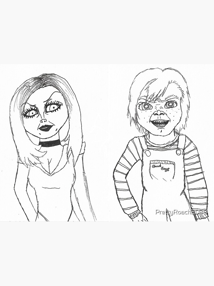 Chucky and tiffany art print for sale by prettyroach