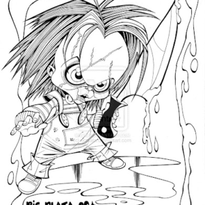 Chucky coloring pages printable for free download