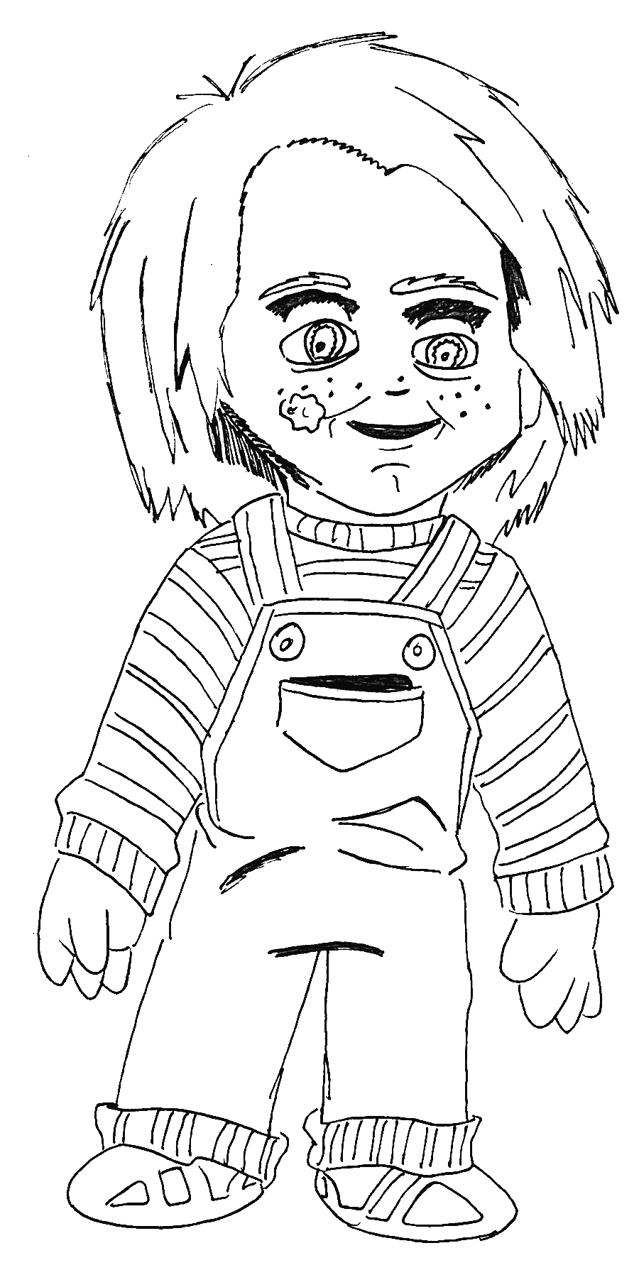 Chucky coloring pages