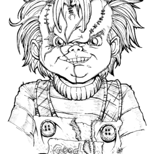 Chucky coloring pages printable for free download