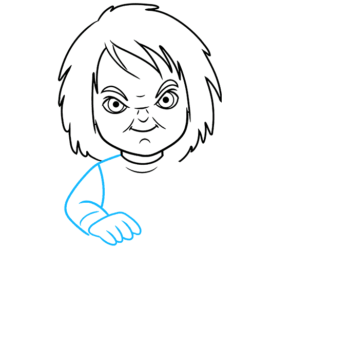 How to draw chucky