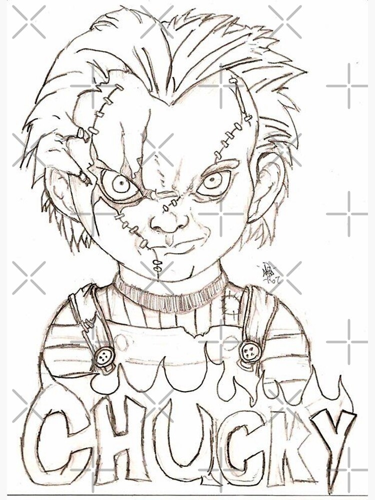 Game of chucky canvas print for sale by muntadher