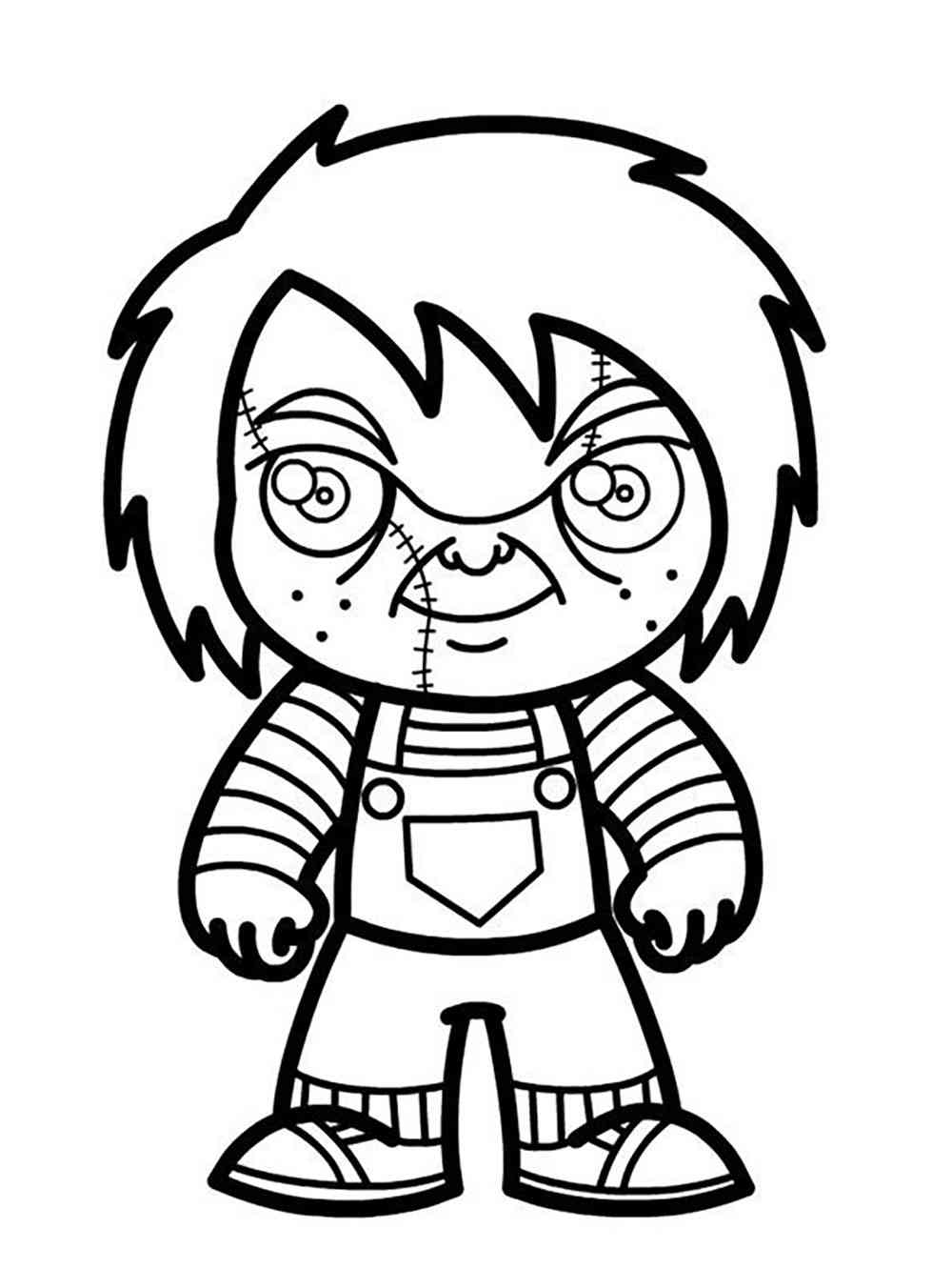 Chucky coloring pages