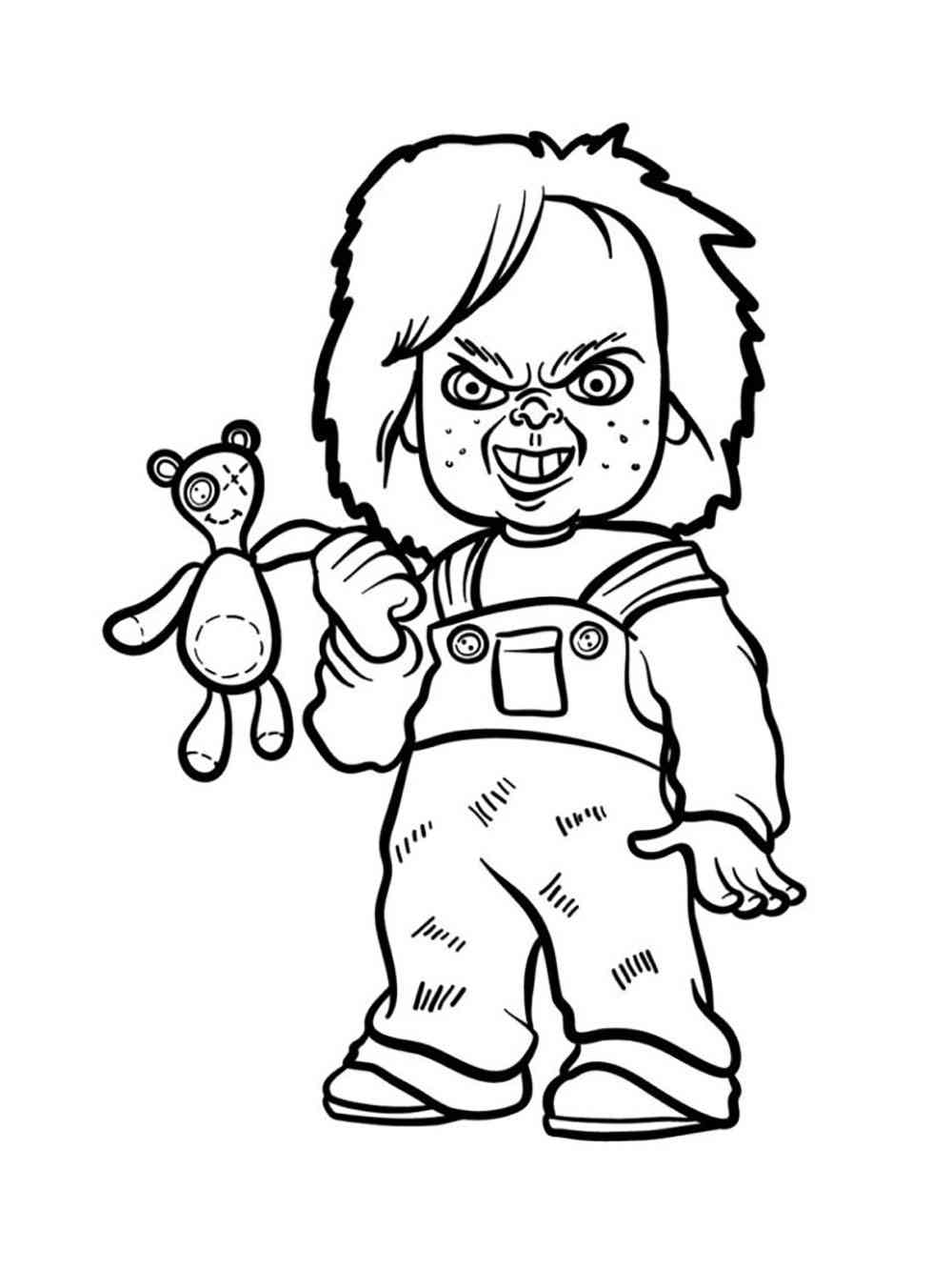 Chucky coloring pages