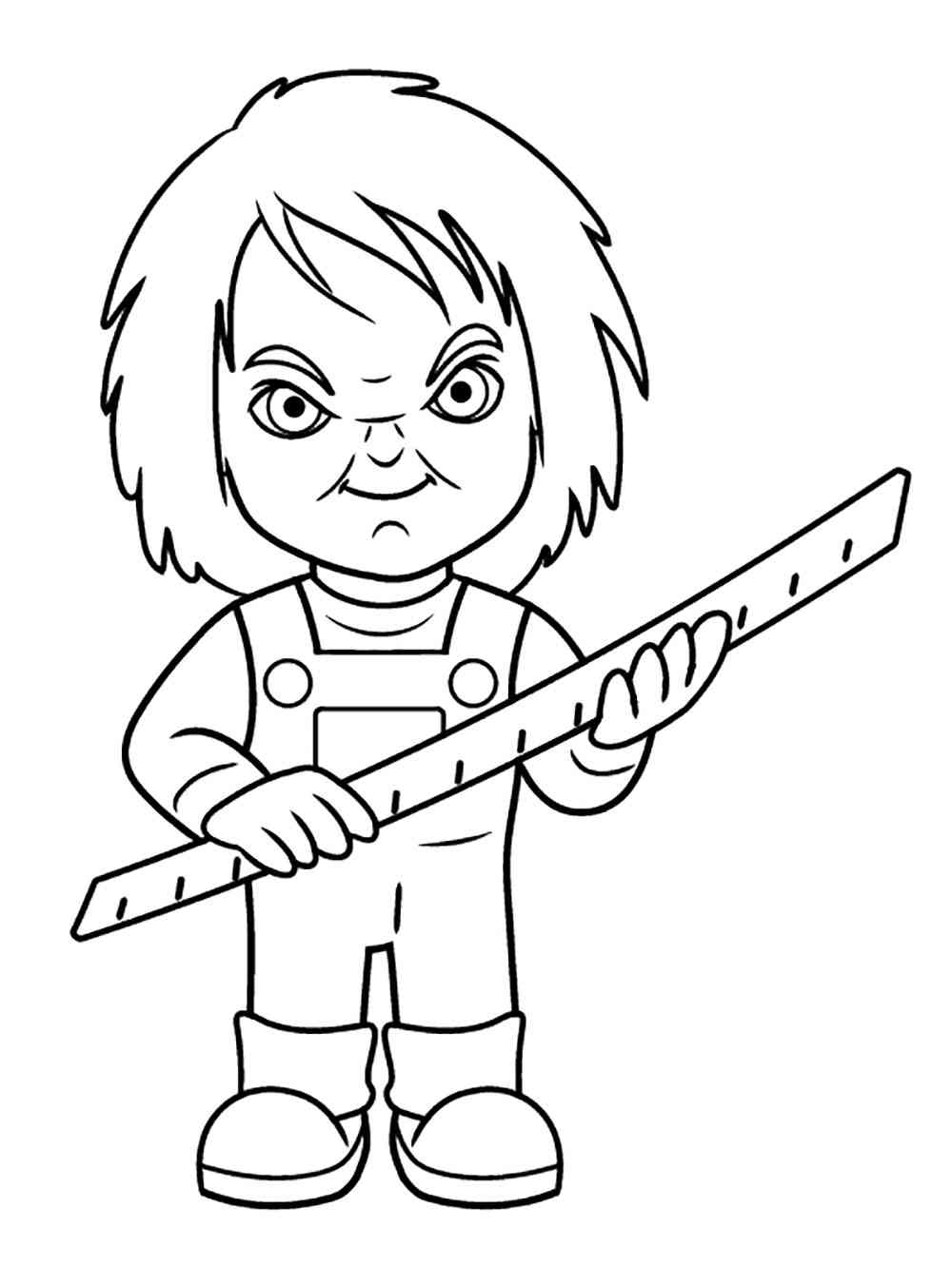 Chucky coloring pages