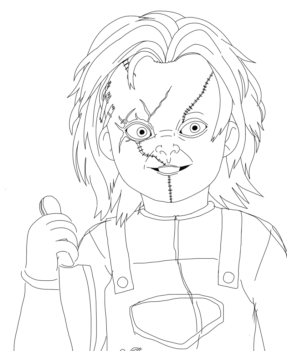 Chucky coloring pages