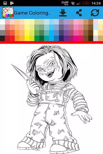 Coloring book for killer chucky apk do pobrania na androida