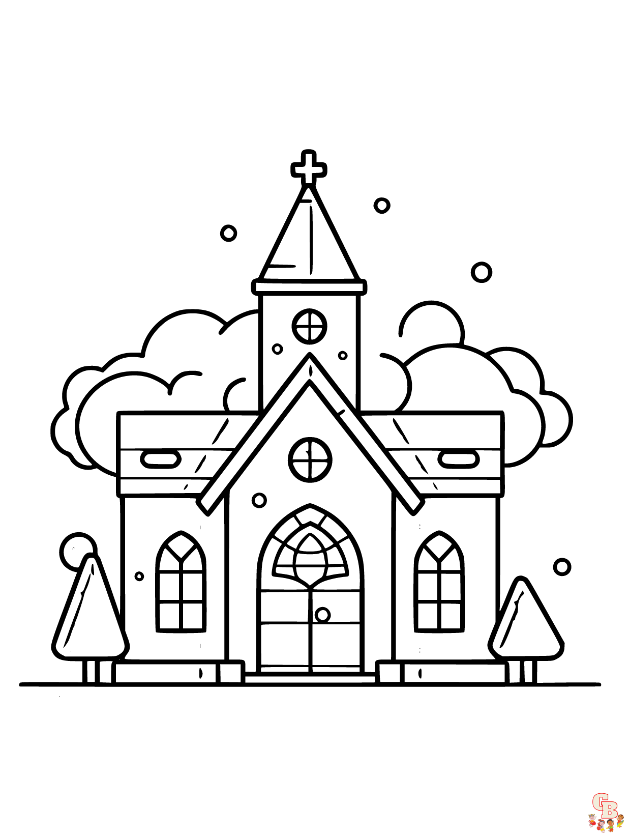 Church coloring pages coloring pages printable free and easy