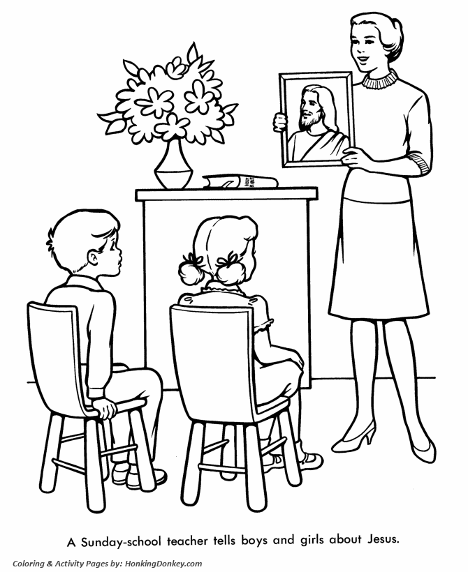 Church coloring pages