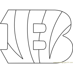 Cincinnati bengals coloring pages for kids