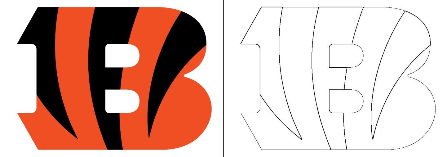 Bengals logo coloring page valentines printables free coloring pages bengals