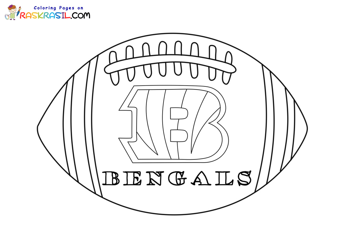 Cincinnati bengals coloring pages